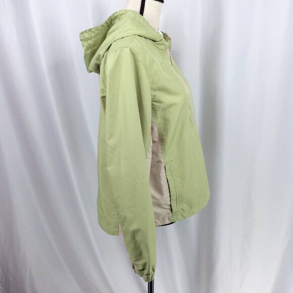 Eddie Bauer 1/2 Zip Windbreaker Hoodie Jacket Women’s M Pullover Lightweight - Picture 2 of 9